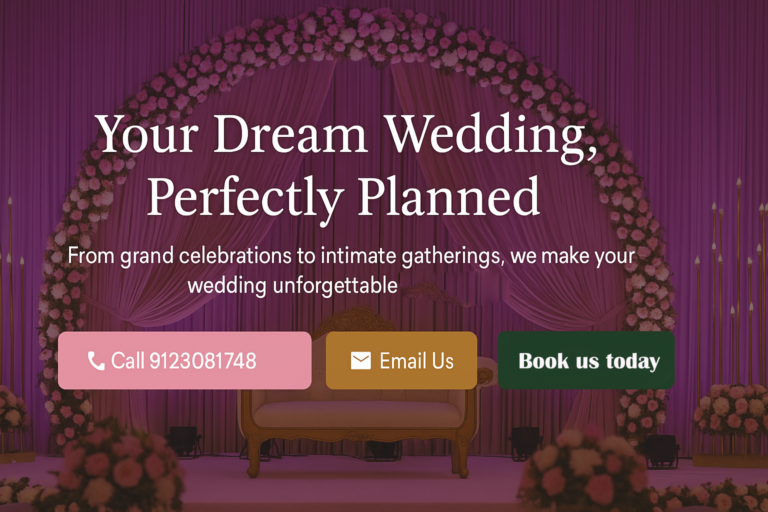 wedding planner in howrah